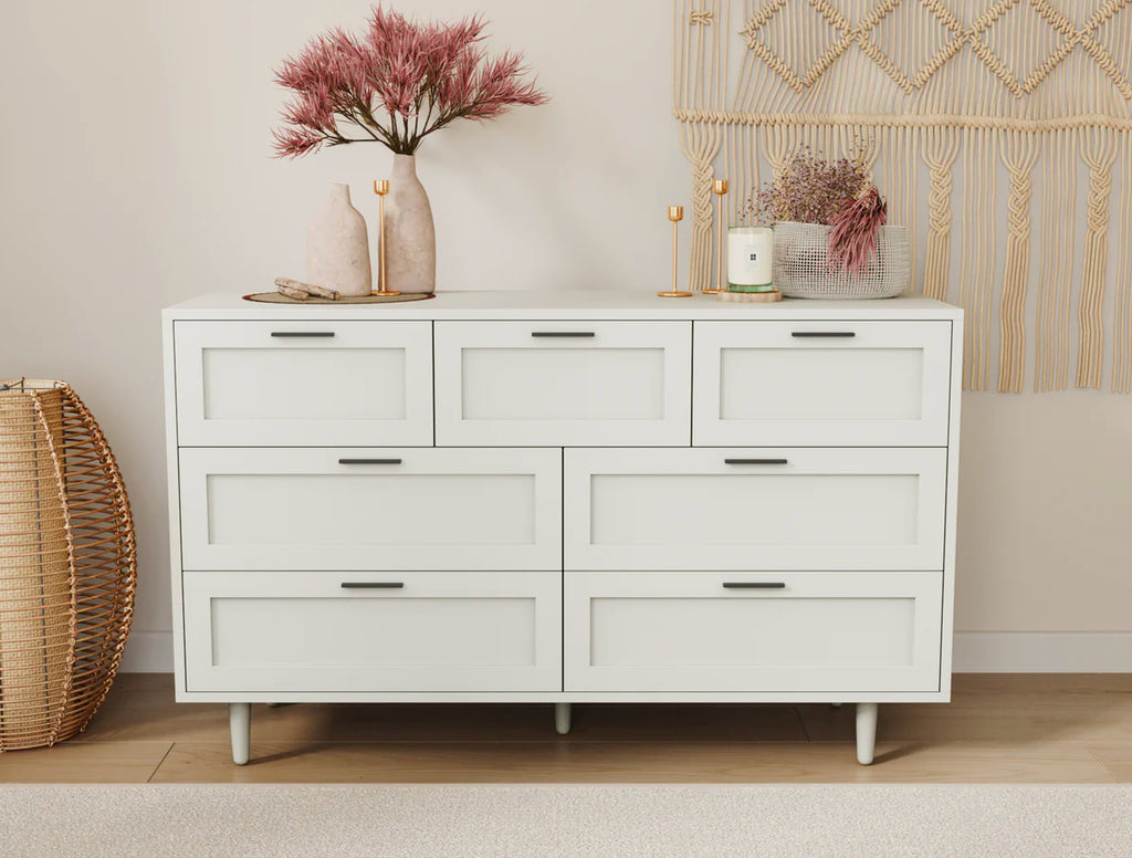 Claire White 7 Chest Of Drawers