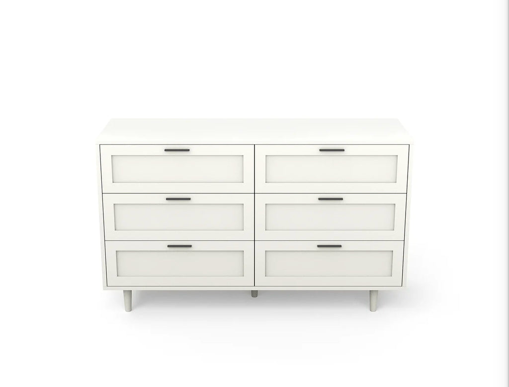 Leah White 6 Chest Of Drawers