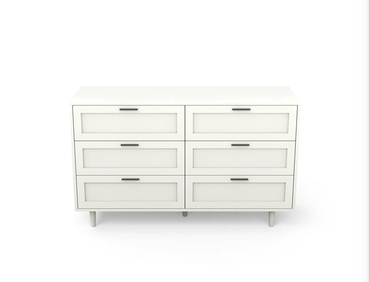Leah White 6 Chest Of Drawers