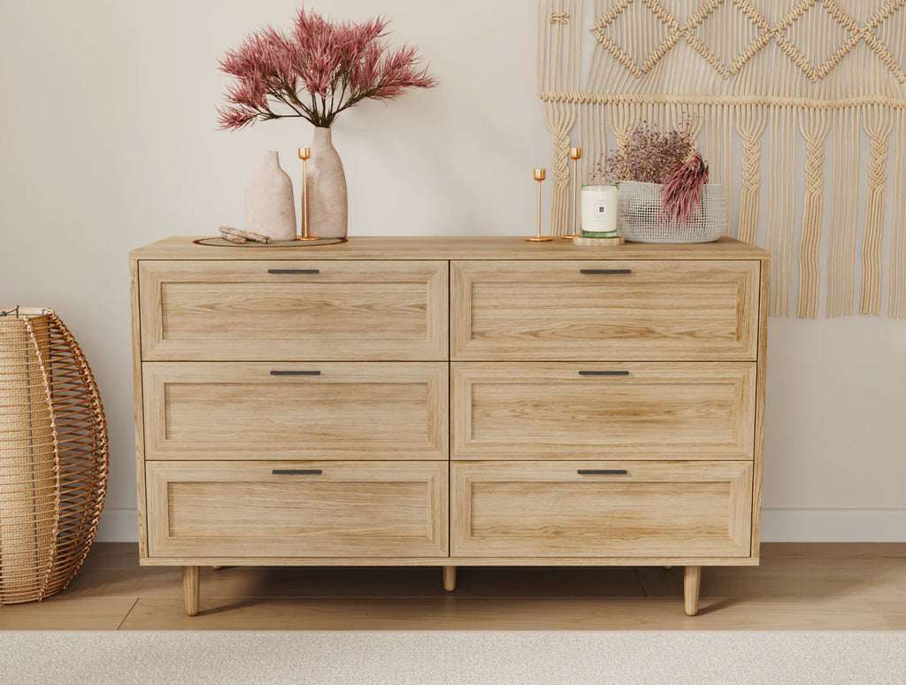 Leah Natural 6 Chest Of Drawers