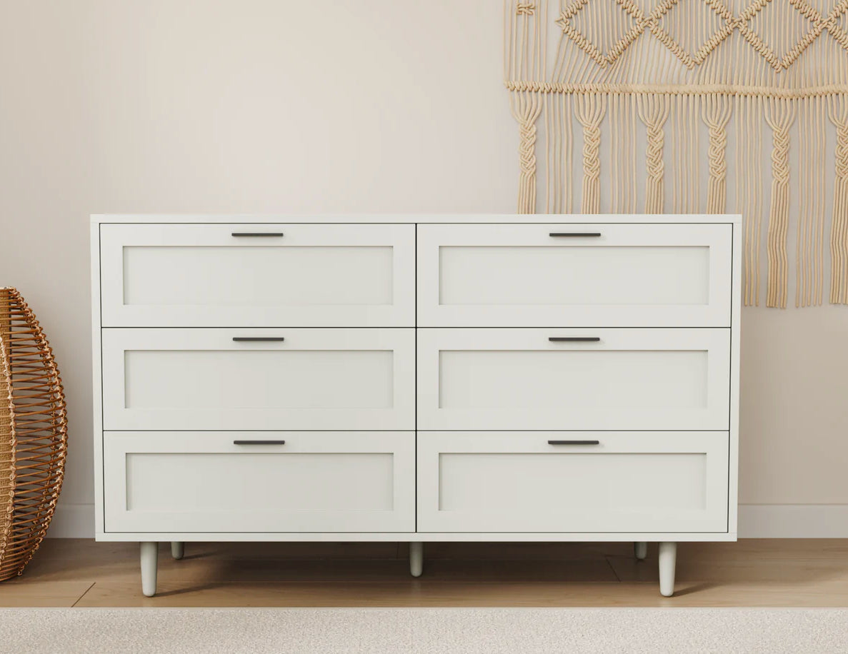 Leah White 6 Chest Of Drawers