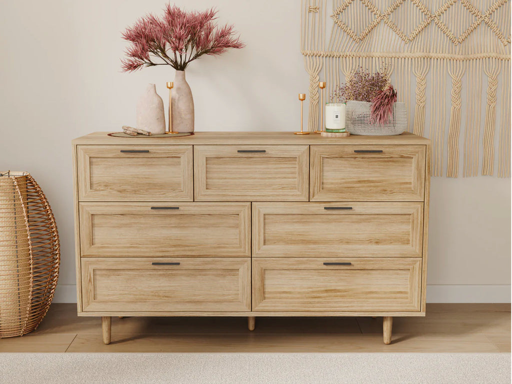 Claire Natural 7 Chest Of Drawers