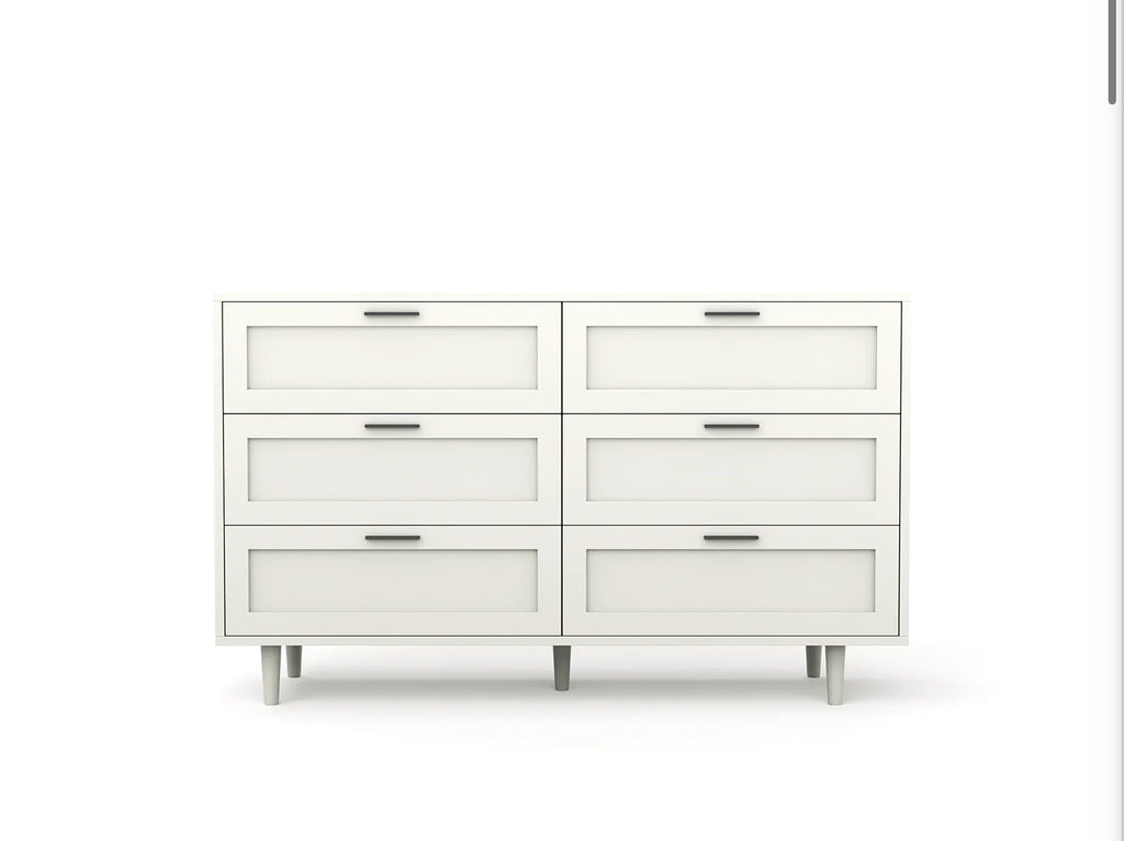 Leah White 6 Chest Of Drawers