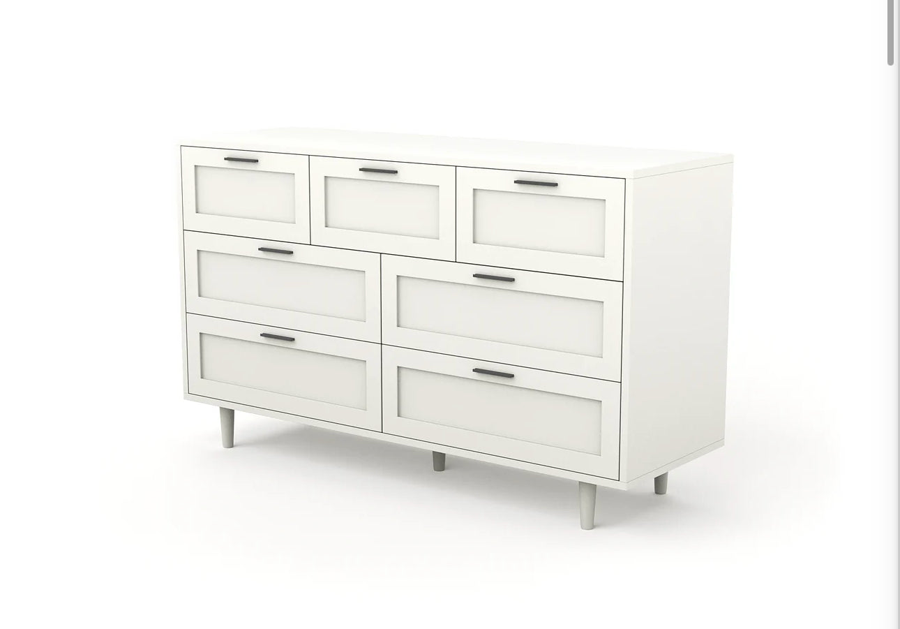 Claire White 7 Chest Of Drawers