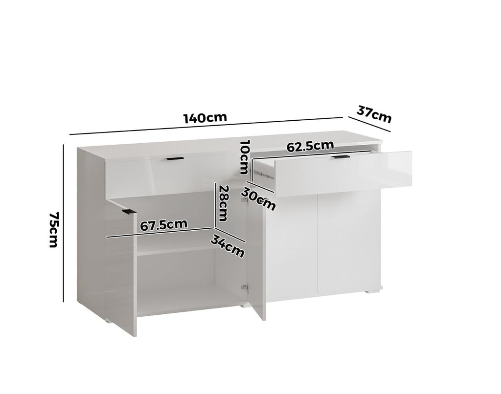 Kallie Sideboard Buffet Cabinet