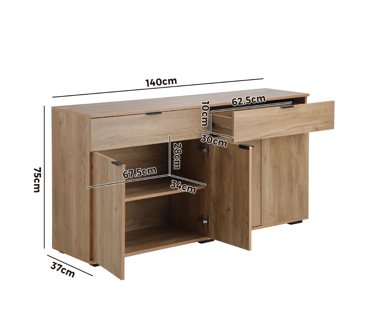 Kallie Sideboard Buffet Cabinet