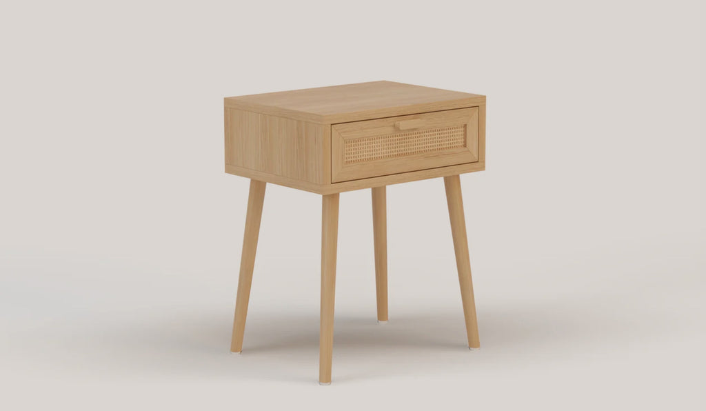 Skylah Rattan Bedside Table